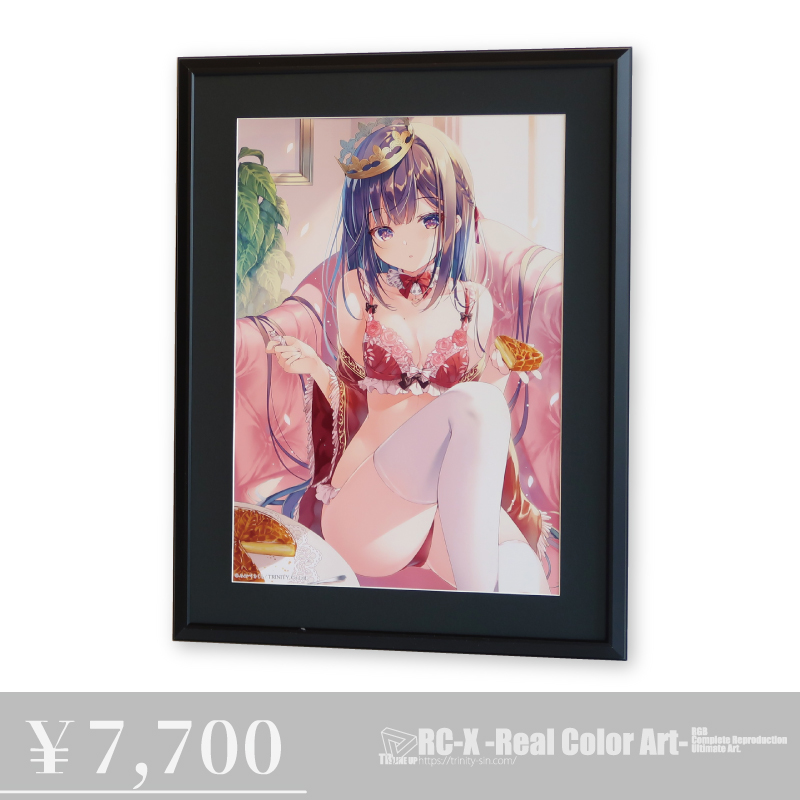 みわべさくら/RGB額装アート-ケーキのお姫様